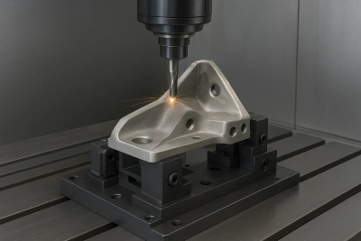 Five-axis CNC machining reduces part flipping and improves aerospace part accuracy Five-axis CNC machining reduces part flipping and improves aerospace part accuracy