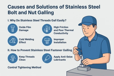 Causes and Solutions of Stainless Steel Bolt and Nut Galling Causes and Solutions of Stainless Steel Bolt and Nut Galling
