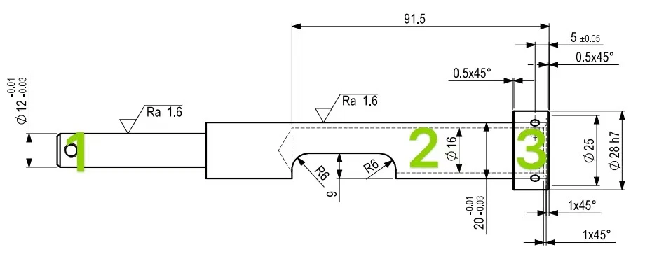 Practical operation of hard anodizing in shaft process
